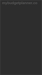 Mobile Screenshot of mybudgetplanner.co
